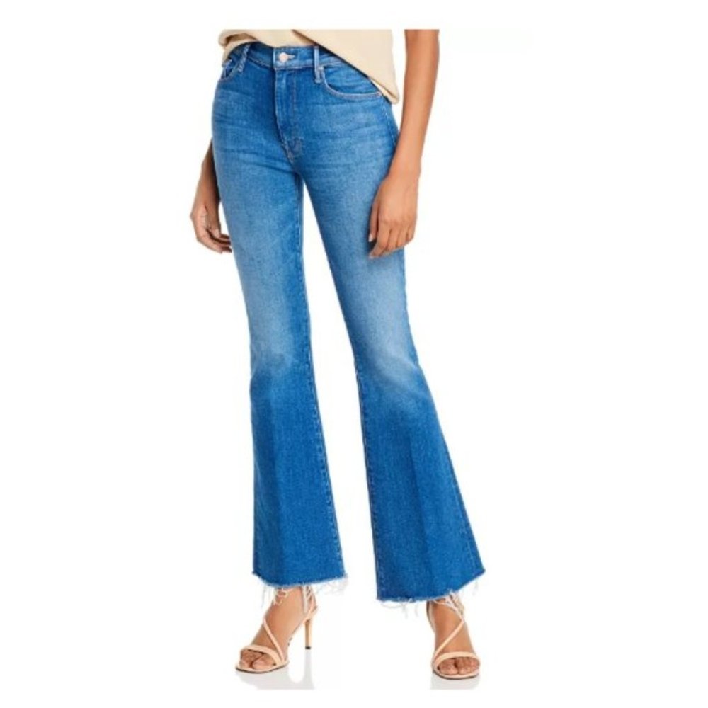 MOTHER Blue Flare & Wide Leg Jeans